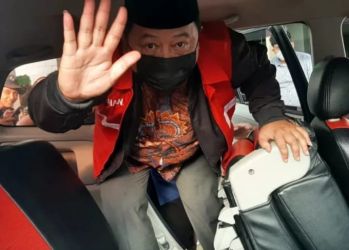 Mantan Kades Kayu Agung yang ditahan terkait korupsi PTSL 300 juta. (Ist)