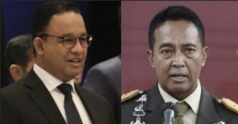 Anies Baswedan dan Andika Perkasa. (Ist)