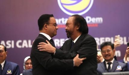 Anies Baswedan Capres Nasdem 2024 dan Ketua Umum Nasdem Surya Paloh. (Ist)