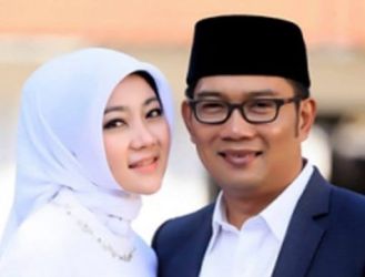 Ridwan Kamil beserta sang Istri Atalia Praratya. (Ist)