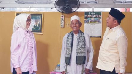 Hal itu terungkap dalam silaturahmi Airin dengan salah satu tokoh Kabupaten Serang bagian barat, Samsul Fallah di kediamannya, Desa Serdang, Kecamatan Kramatwatu, Senin (24/10/2022). (tangselpos.id/cmb)