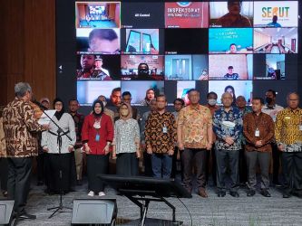 Peluncuran sekaligus pengukuhan dilakukan oleh Wali Kota Tangsel, Benyamin Davnie di  Hotel Trembesi BSD Auditorium,  Serpong, Tangsel, Kamis (27/10/2022). (tangselpos.id/ist)