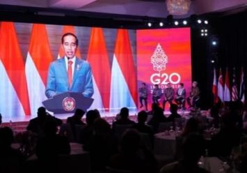 Presiden Jokowi pada acara G20 di Bali. (Ist)