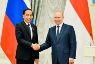 Presiden Jokowi bersama Presiden Rusia Vladamir Putin. (Foto : Setpres)