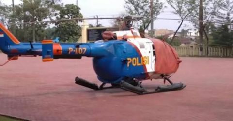 Helikopter Polri. (Ist)