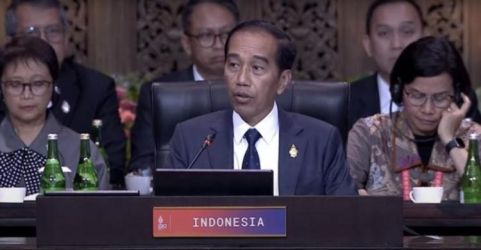 Presiden Jokowi saat membuka KTT G20. (Ist)