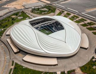 Salah satu stadion tempat penyelengaraan Piala Dunia Qatar 2022. (Ist)