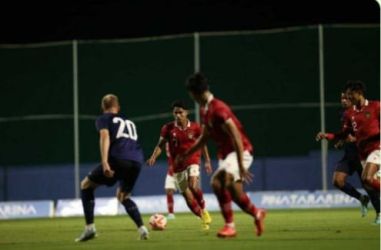 Timnas U-20 saat melawan Timnas U-20 Prancis. (Ist)