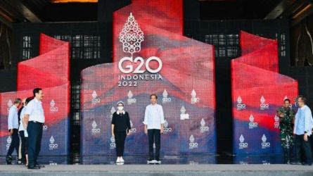 Presiden Jokowi saat meninjau beberapa tempat yang akan dijadikan tempat penyelenggaraan G20. Foto : Setpres