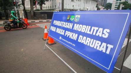 Pembatasan mobilitas ppkm darurat. (Ist)