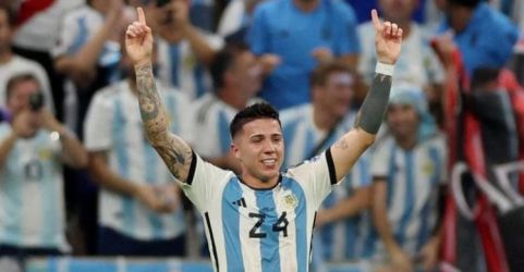 Salah satu pemain bintang Argentina Enzo Fernandez. (Ist)