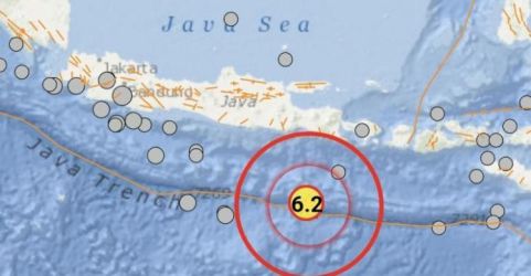 Gempa 6.2 menggoyang Jember pada Selasa, (6/12) pukul 13.07. (Ist)