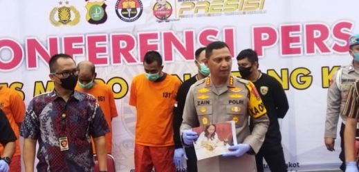 Kapolres Metro Tangerang Kota Kombes Pol Zain Dwi Nugroho saat memberikan keterangan pers.