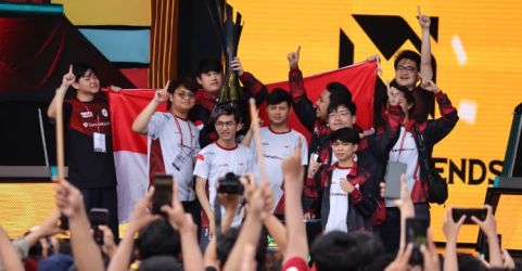 Timnas Esports Indonesia berhasil meraih juara umum pada Esports IESF ke 14 di Bali. (Ist)