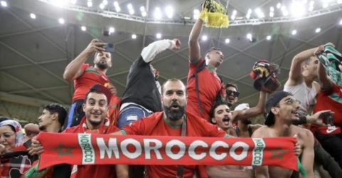Suporter Timnas Maroko. (Ist)