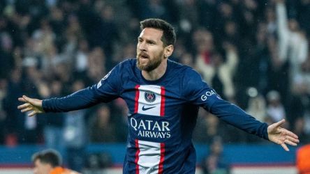 Mega bintang Lionel Messi tetap akan bergabung di PSG pada Liga Prancis 2023. (Ist)
