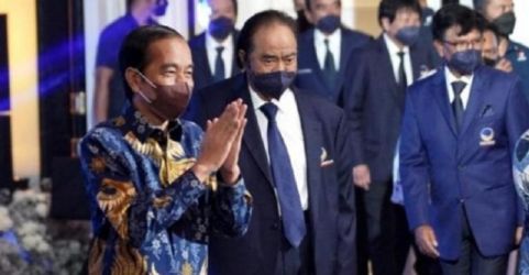 Presiden Jokowi dan Ketum Nasdem Surya Paloh. (Foto : Setpres)