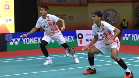 Pasangan ganda putra Indonesia Bagas/Fikri melaju ke perempatfinal Indonesia Master 2023.