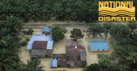 Banjir di Malaysia melanda 4 Negara bagian. (Ist)