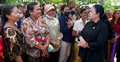 Puan Maharani saat melakukan kunjungan ke Bali beberapa saat yang lalu. (Ist)