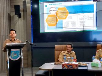 Forum Lintas Organisasi Perangkat Daerah (OPD) yang berlangsung di Puspemkot Tangsel, Senin (27/2/2023). (tangselpos.id/rmn)