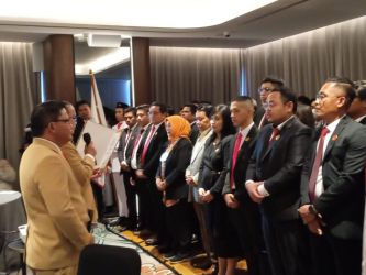 Dewan Perwakilan Cabang (DPC) Ikatan Advokat Indonesia (IKADIN) Kota Tangsel resmi dilantik untuk pengeursan periode baru, Senin (13/2). Dengan resminya dilantik tersebut, maka pengurusa baru siap langsung menyusun program kerja.