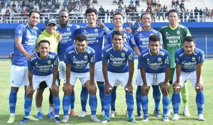 Para pemain Persib di Liga 1 Indonesia