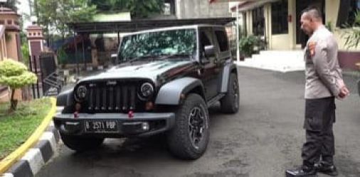 Mobil Rubicon yang dikendarai Mario Dandy Satrio. (Ist)