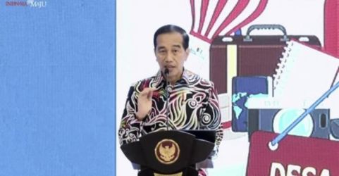 Presiden Jokowi pada pembukaan APPSI 2023 di Balikpapan, Kalimantan Timur, Kamis (23/2). (Foto : Setpres)