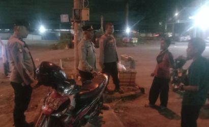 Polres Tangerang Selatan menggelar Patroli Blue Light dalam rangka Operasi Kejahatan Jalanan (OKJ) diwilayah hukum polres Tangsel, Selasa dini hari (21/2).