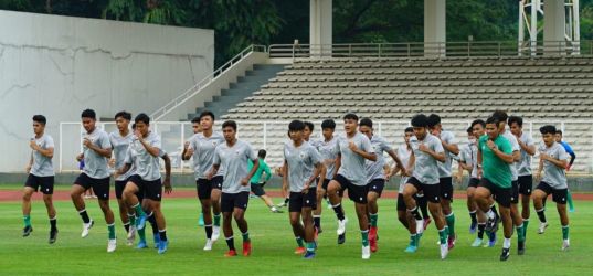 Skuad Timnas U-20 sedang latihan. (Ist)