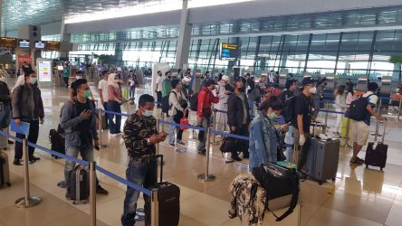 Kesibukan Bandara Soekarno Hatta. (Ist)