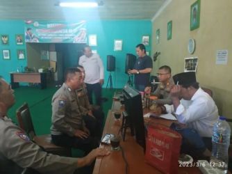 Polsek Pamulang tengah melakukan kegiatan audiensi ke Fahmi Tamami (Forum Silaturrahmi Ta’mir Masjid dan Musholah)  Kota Tangsel .