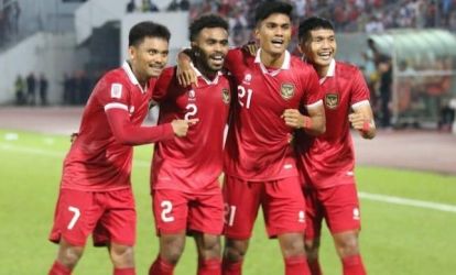 Selebrasi Timnas Indonesia. (Ist)