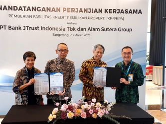 Kerjasama Alam Sutera Group dan JTrust Bank. (Ist)