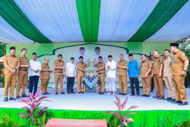 Kecamatan Pondok Aren sukses menjadi juara di MTQ Ke-7 Pelajar tingkat Kota Tangsel. (Foto: Sudin Antoro)