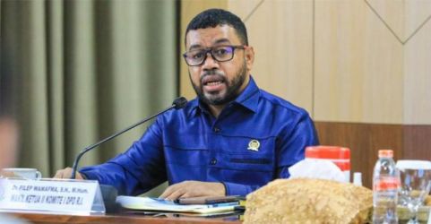 Wakil Ketua Komite II DPD Filep Wamafma. (Ist)