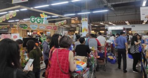 Suasana di salah satu Supermarket. (Ist)