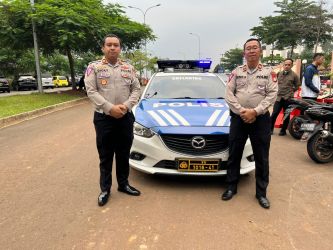 Satlantas Polres Tangsel telah menindak berbagai pelanggar setelah terekam Artificial Intelligence (AI) ETLE Mobile. Dan pengendara sepeda mtoro tanpa helem menjadi pelanggar lalulintas terbanyak. (Foto: Idral Mahdi)