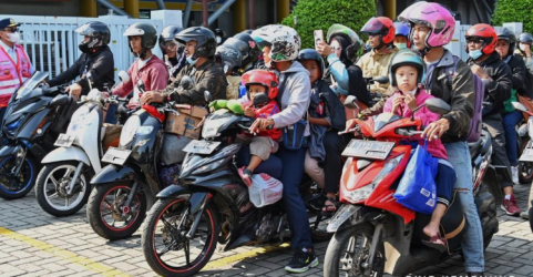 Peserta mudik gratis tiba di Terminal Tj Priok. Foto : Ist