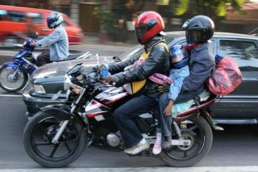 Ikustrasi mudik naik motor. Foto : Ist