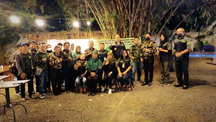 Dewan Pimpinan Pusat (DPP) Himpunan Putera dan Puteri Keluarga Besar TNI Angkatan Darat (Hipakad) menymbangi Dewan Pimpinan Cabang (DPC) Hipakad Tangsel mengadakan rapat. (din)