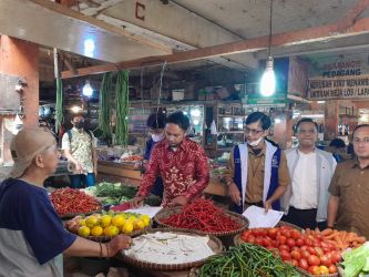 BPKN RI Pantau Harga Komoditi di Sejumlah Pasar Tangsel. (Ist)