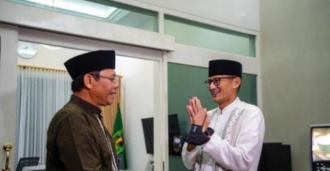 Sandiaga Uno bersama dengan Plt. Ketum PPP