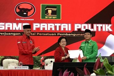 Pertemuan Ketum PDIP dan Pj Ketum PPP pada suatu kesempatan. Foto : Ist