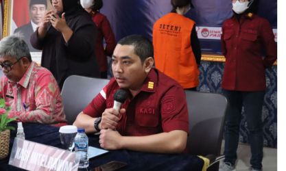 Kantor Imigrasi Klas I Tangerang saat melakukan konferensi pers. Foto : Ist