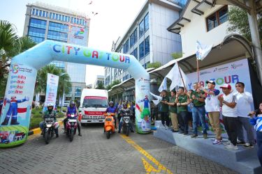 Jajaran Manajemen PGN saat melepas City Gas Tour. Foto : Dok. PGN