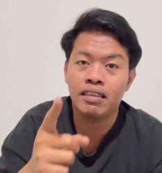 Pria yang dinarasikan sebagai terduga pelaku pelecehan seksual sesama jenis di mal Tangerang. Foto : Ist