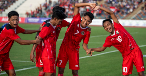 Selebrasi Timnas Indonesia saat menang dari Filipina. Foto : Ist