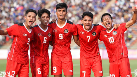 Selebrasi Timnas U 22. Foto : Ist